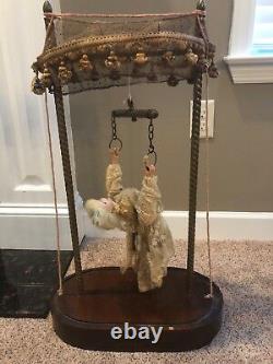 Antique Wind-up Mechanical Acrobatic Doll Rare Rare Rare Works