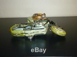 Arnold Mac 700 Motorcycle Made In Germany Vintage Tin Wind Up Toy