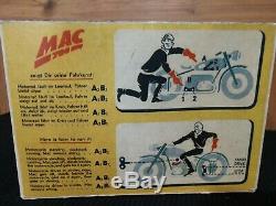 Arnold Vintage German Tin Wind-up MAC 700 Motorcycle Toy withBox NO RESERVE