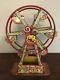 Authentic 1930s J Chein & Co USA HERCULES Tin Wind Up Toy Ferris Wheel