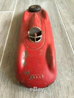 Auto Union Streamliner Distler Audi Vintage Toy Race Car Made in US Zone Germany
