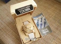 BANDAI 1983 TOKIMA DIGIROBO watch UNUSED Withwhite box white belt Vintage
