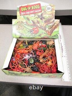 BUG-A-BOOS 1974 Imperial toy store display box insect bugs gumball machine prize