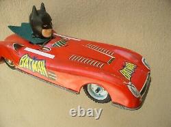 Batman Batmobile Tin Big Friction No Aoshin Toy. Ship. Dhl