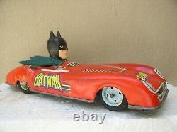 Batman Batmobile Tin Big Friction No Aoshin Toy. Ship. Dhl