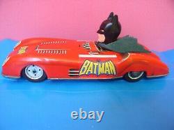 Batman Batmobile Tin Big Friction No Aoshin Toy. Ship. Dhl