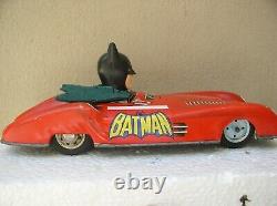 Batman Batmobile Tin Big Friction No Aoshin Toy. Ship. Dhl