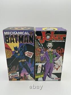 Batman and Joker Mechanical Wind-Up Tin Toy 1989 Billiken Shokai Japan