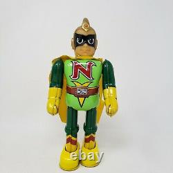 Billiken NATIONAL KID 9 Inch Tin Wind-Up Robot Showkai Japan