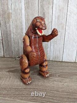 Billiken Shokai Godzilla Tin Wind Up Toy Vintage Figure Made in Japan G14503