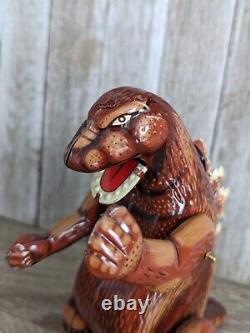 Billiken Shokai Godzilla Tin Wind Up Toy Vintage Figure Made in Japan G14503