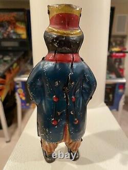 Black Americana Rare Vintage Minstrel Man Tin Lithographed Wind Up Toy Germany