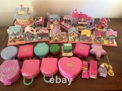 Bluebird Polly Pocket Vintage Lot Compacts Houses Dolls