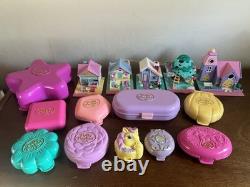 Bluebird Polly Pocket Vintage Lot Compacts Houses Dolls