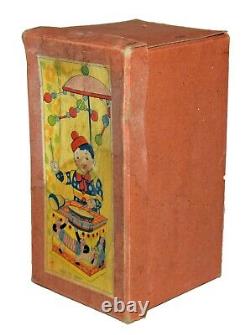 Box for Pre War Japan Tin & Celluloid Windup Jazz Drummer FREE SHIPPING