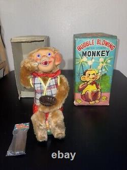 Bubble Blowing Monkey © 1950s Alps NOS