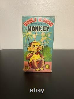 Bubble Blowing Monkey © 1950s Alps NOS