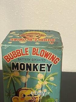 Bubble Blowing Monkey © 1950s Alps NOS