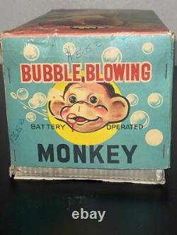 Bubble Blowing Monkey © 1950s Alps NOS