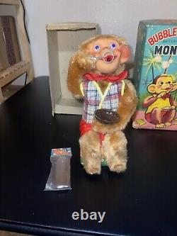 Bubble Blowing Monkey © 1950s Alps NOS