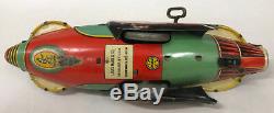 Buck Rogers Rocket Police Patrol Tin-Litho WithU Toy, MARX, Vintage