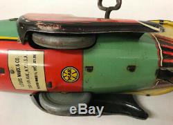Buck Rogers Rocket Police Patrol Tin-Litho WithU Toy, MARX, Vintage