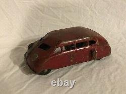 Buddy L Pressed Steel Wind Up Scarab Racer Large Toy Car C-30