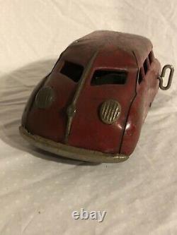 Buddy L Pressed Steel Wind Up Scarab Racer Large Toy Car C-30