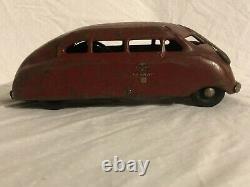 Buddy L Pressed Steel Wind Up Scarab Racer Large Toy Car C-30