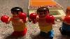 Bumbling Boxers Vintage Wind Up Toy