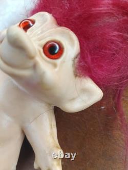 COUNTERFEIT VINTAGE TROLL DOLL. VERY BADLY MADE. 3 IN. Early 1960's. C