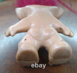 COUNTERFEIT VINTAGE TROLL DOLL. VERY BADLY MADE. 3 IN. Early 1960's. C