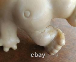 COUNTERFEIT VINTAGE TROLL DOLL. VERY BADLY MADE. 3 IN. Early 1960's. C