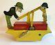 C. 1930's Marx Moon Mullins & Kayo Windup Handcar Excellent Condition