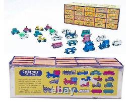 Cabinet of Toys, Vintage from famous Shackman's NY, No. 3737