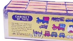 Cabinet of Toys, Vintage from famous Shackman's NY, No. 3737