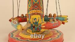 Chein & co. 1952 Ride-A-Rocket tin toy 100% AUTHENTIC