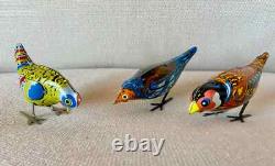 Collection of Rare Soviet Lithographed Tin Mechanical Wind-Up Toys (Pre-Owned)