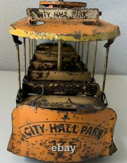 Converse Trolley #175 City Hall Park Union Depot Key Wind Vintage 1903