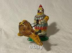 Cragstan Lion and Clown Tin Wind Up Toy N-78