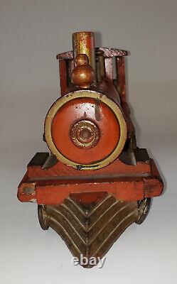 D. P. Clark & Toy Train Hill Climber Train Locomotive & Tender c 1895
