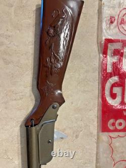 Daisy Pop Gun Original Cork Packaging engraved barrel cowboy panther rare Rogers