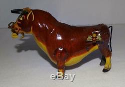 Disney1938ferdinand The Bulllithographed Tin Wind-up Toy By Marx-ex! Boxed Set