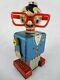 Doctor Moon Japan Vintage Tin Wind Up Space Robot Toy (Pre 1970 Battery Era)