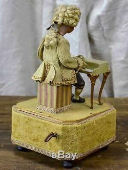 Early 20th Century German wind up toy of Mozart playing piano
