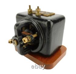 Early Antique 1905 Henry R Swope Square Electric Toy Motor Bipolar