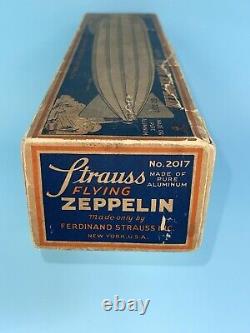 Early Ferdinand Strauss Aluminum Tin Toy No. 2017 With Box Superb