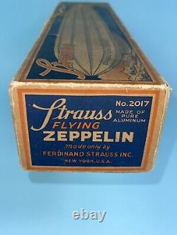 Early Ferdinand Strauss Aluminum Tin Toy No. 2017 With Box Superb