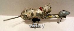 Early German tin windup Cat & Mouse toy late 1800's-very early 1900's