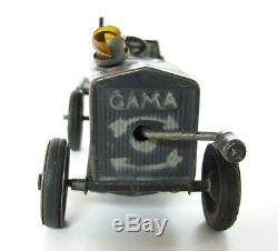 Early Rare Vintage Tin Toy German Tractor Gama Germany 1930's Wind Up Clockwork